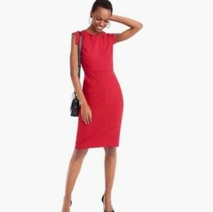 J. Crew Resume Dress in Red